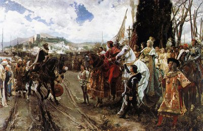 La capitulación de Granada de Francisco Pradilla y Ortiz